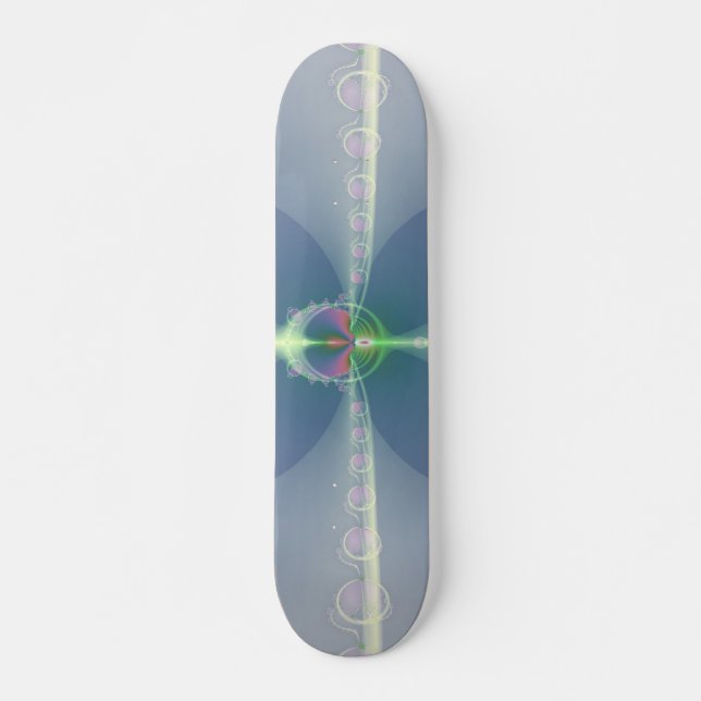 Skateboard Flor Azul (Anverso )