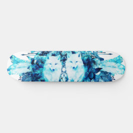 Skateboard Flor azul de hielo Artic Fox Dreamcatcher