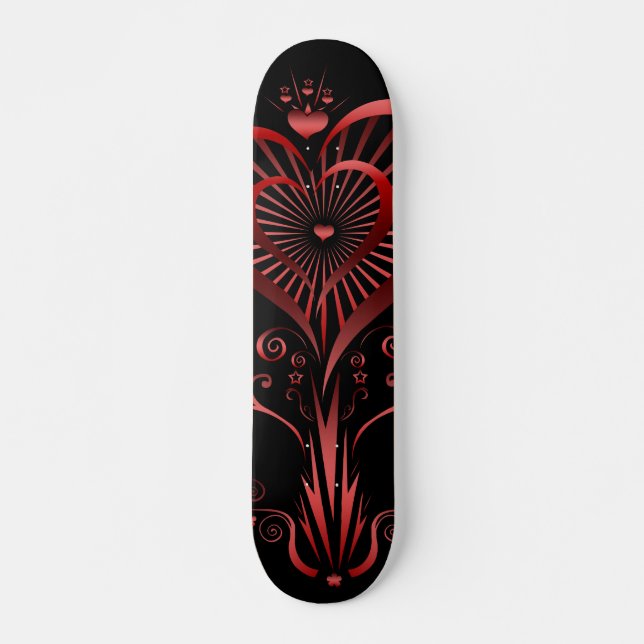 Skateboard Flor cardíaca (Anverso )