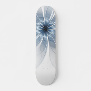 Skateboard Flor de fantasía fractal suave y delicada
