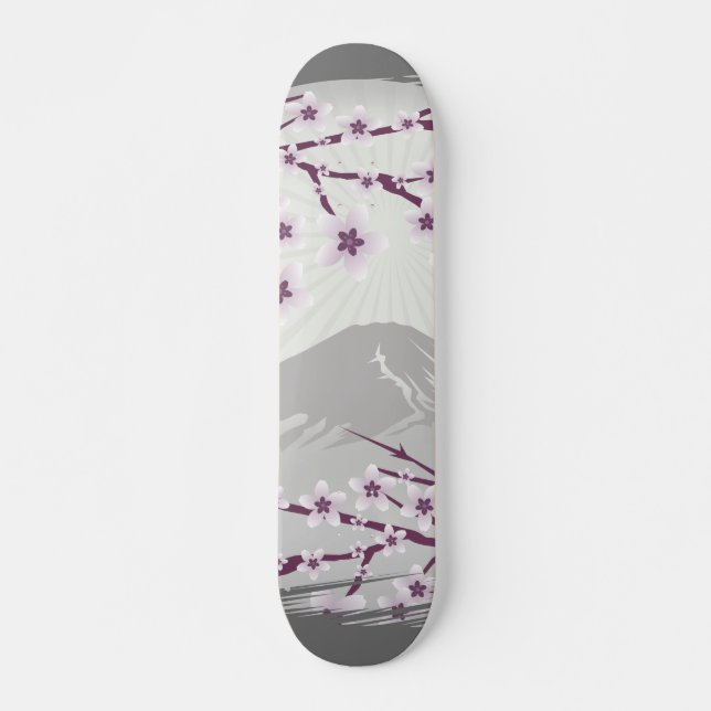 Skateboard Flor de lavanda (Anverso )