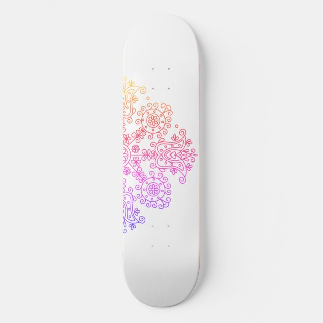 Skateboard Flor de Ombre (Anverso)