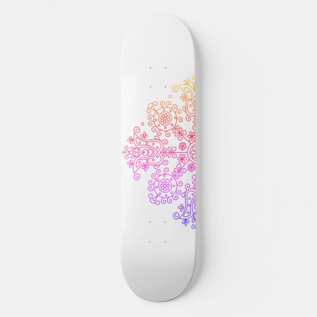 Skateboard Flor de Ombre (Anverso)