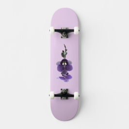Skateboard Flor de orquídea púrpura, tabla de patinaje