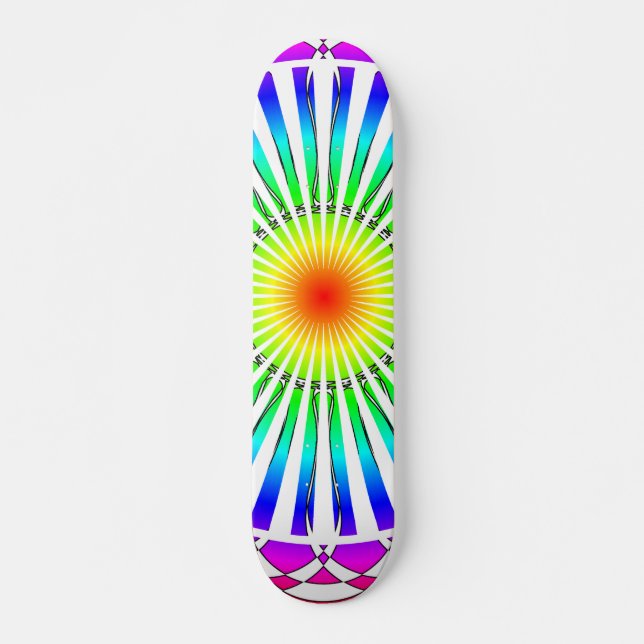 Skateboard Flor de verano (Anverso )