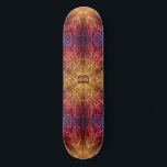 Skateboard Flor de vida / Fractal espiritual personalizado<br><div class="desc">Flor de vida / Blume des Lebens Santo Universo Personalizado Arte Fractal Regalo Espiritual. Personalízalo con el nombre/inicial o el personalizar del destinatario si desea cambiar el tipo de letra, el tamaño y el color del texto, así como mover el texto. O borra el texto si prefiere que no lo...</div>