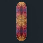 Skateboard Flor de vida / Fractal espiritual personalizado<br><div class="desc">Flor de vida / Blume des Lebens Santo Universo Personalizado Arte Fractal Regalo Espiritual. Personalízalo con el nombre/inicial o el personalizar del destinatario si desea cambiar el tipo de letra, el tamaño y el color del texto, así como mover el texto. O borra el texto si prefiere que no lo...</div>