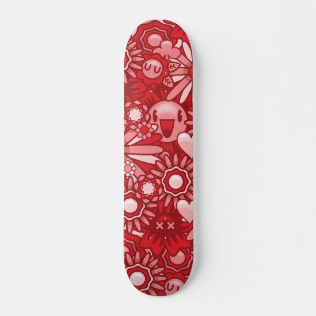 Skateboard Flor del poder de Clooci (Anverso )