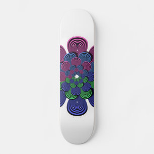 Skateboard Flor fractal