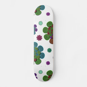 Skateboard Flor fractal dos