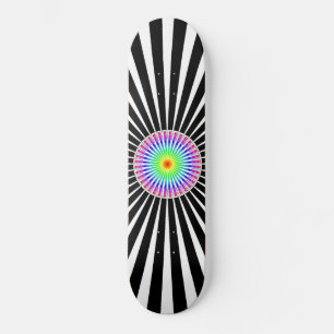Skateboard Flor hipnótica