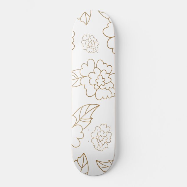 Skateboard Flor Mandala 2 (Anverso)