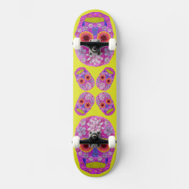 Skateboard Flor Skull 2