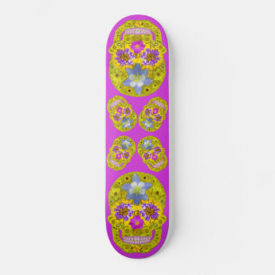 Skateboard Flor Skull 3