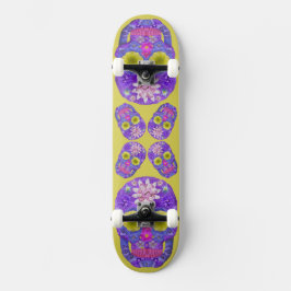 Skateboard Flor Skull 5