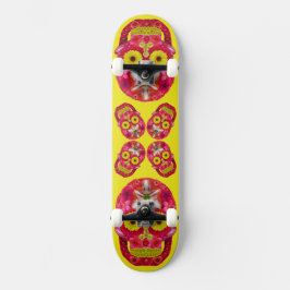 Skateboard Flor Skull 6