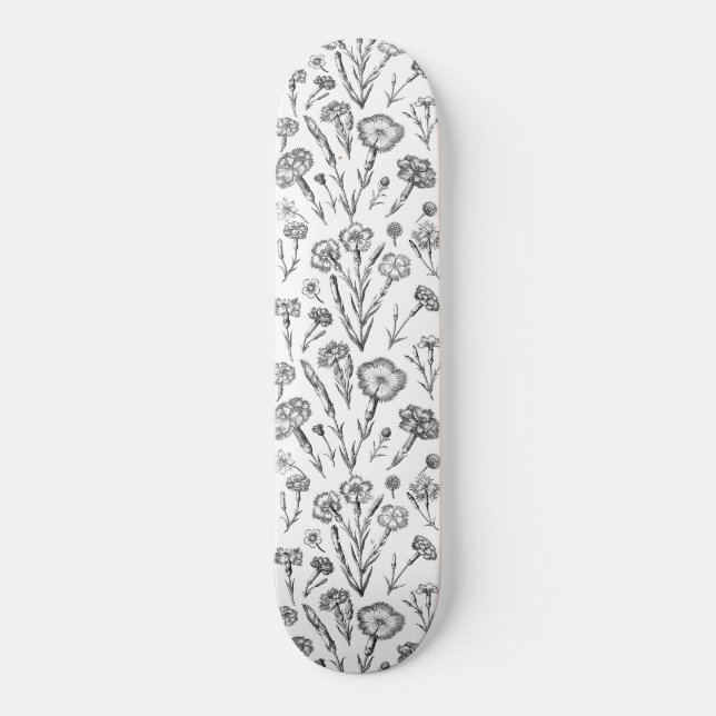 Skateboard Flora Doodle (Anverso)