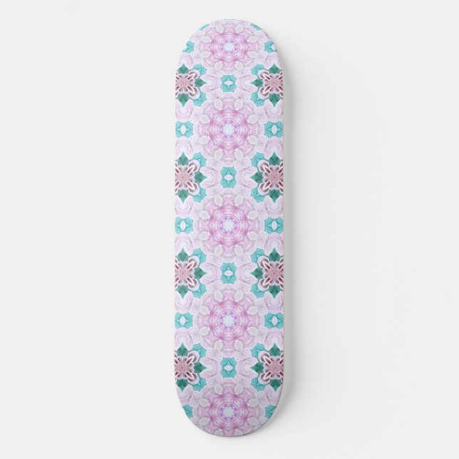 SKATEBOARD FLORAL DE ROPA (Anverso)
