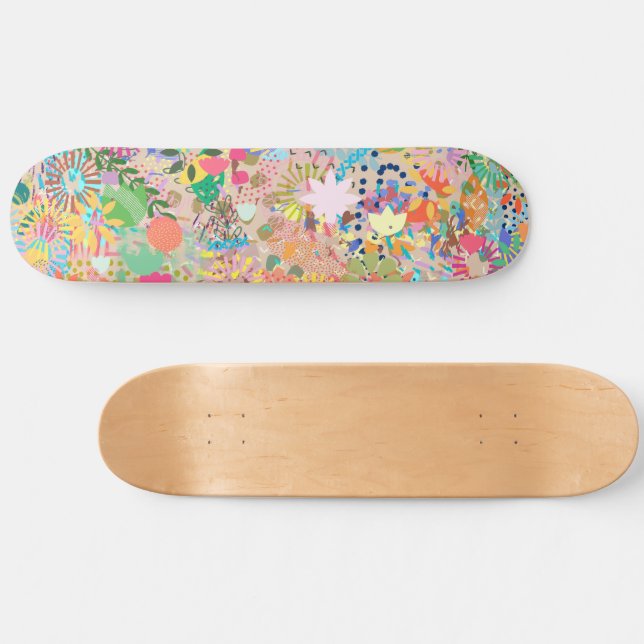 Skateboard Floral de Starbuust (Horz)
