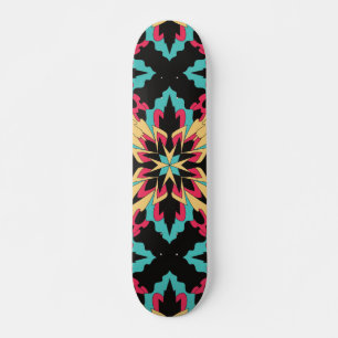 Skateboard Floral Y Glamour Moda Impresionante