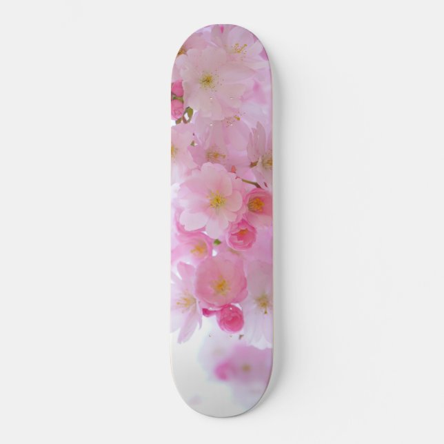 Skateboard Florecimiento del Árbol de cerezo japonés (Anverso)