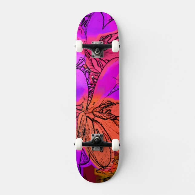SKATEBOARD FLORES (Anverso)