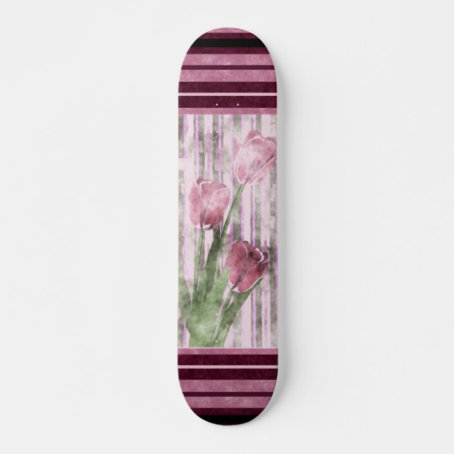 Skateboard Flores (Anverso )