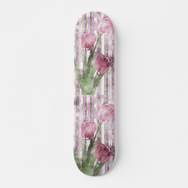 Skateboard Flores (Anverso )