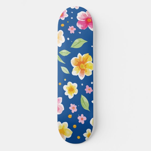 Skateboard Flores (Anverso)