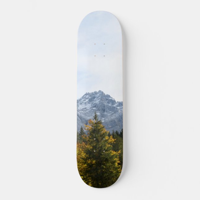Skateboard Flores de árbol de montaña #1 #cabin #decoración # (Anverso)