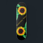 Skateboard Flores de arte - Añadir tu texto / nombre<br><div class="desc">Flores de arte - Añade tu texto / nombre / año / número / logotipo / más - Elige / agrega tus colores favoritos de fondo !</div>