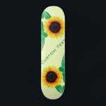 Skateboard Flores de arte - Añadir tu texto / nombre-<br><div class="desc">Flores de arte - Añade tu texto / nombre / año / número / logotipo / más - Elige / agrega tus colores favoritos de fondo !</div>