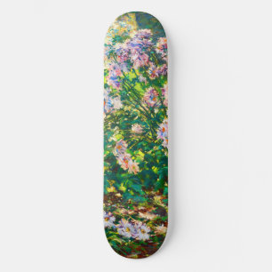 Skateboard Flores de bonito de época ilustracion de flores de