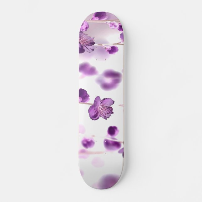 Skateboard Flores de cerezo (Anverso)
