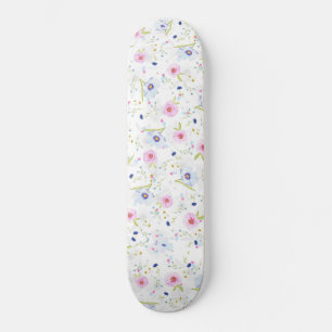 Skateboard Flores de jardín frescas -