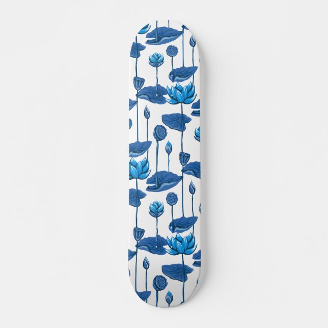 Skateboard flores de loto (Anverso )