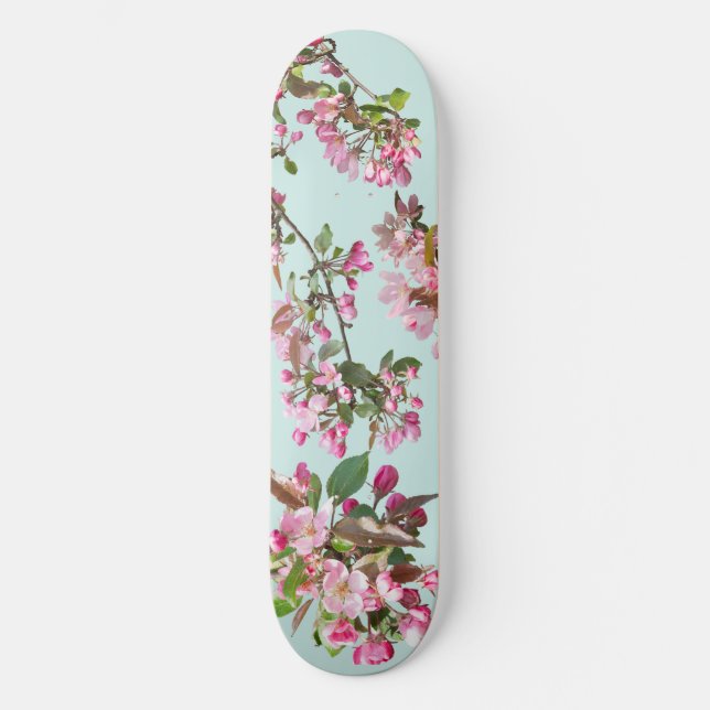 Skateboard Flores de manzana (Anverso)
