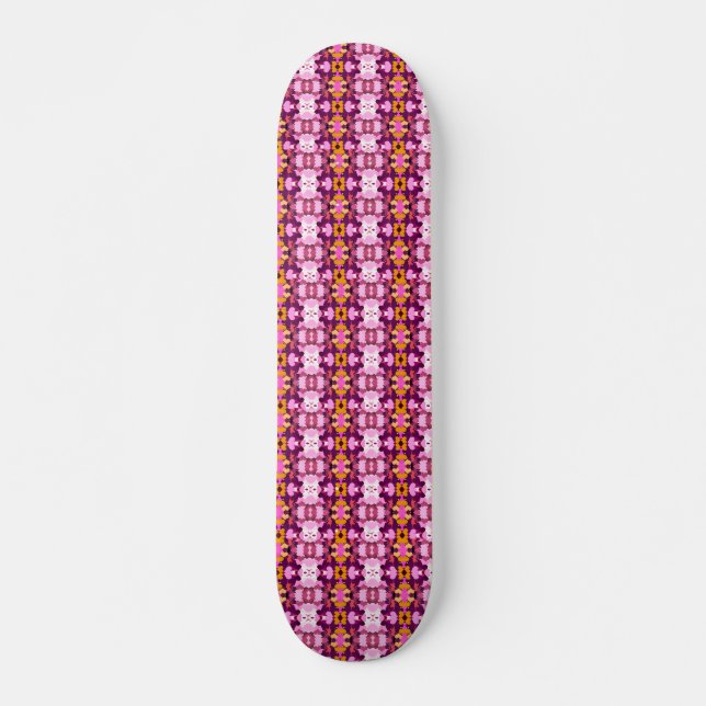 SKATEBOARD FLORES DE NATURES ART GARDEN (Anverso )