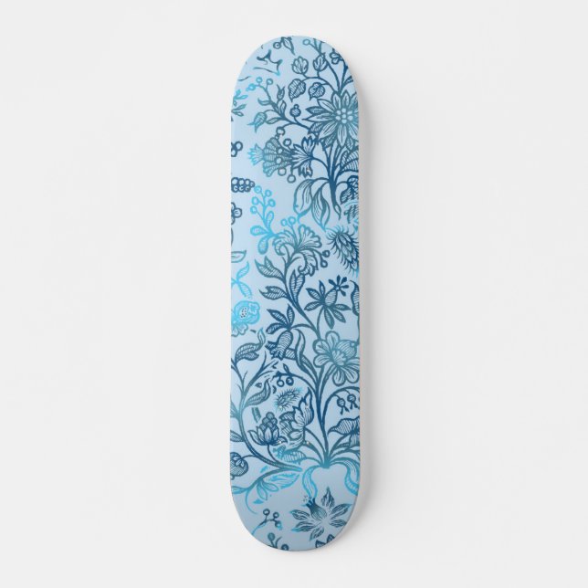 Skateboard Flores decorativas 15 (Anverso )