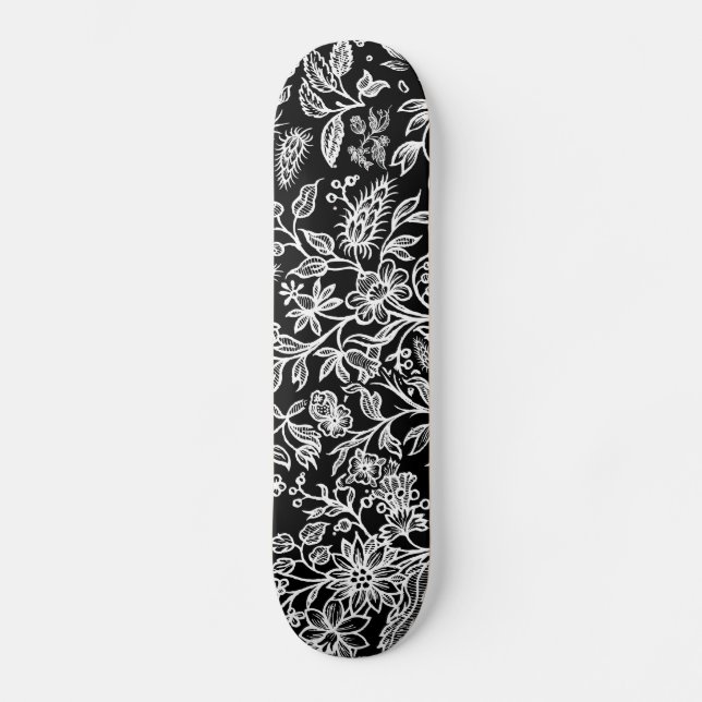 Skateboard Flores decorativas 21 (Anverso)