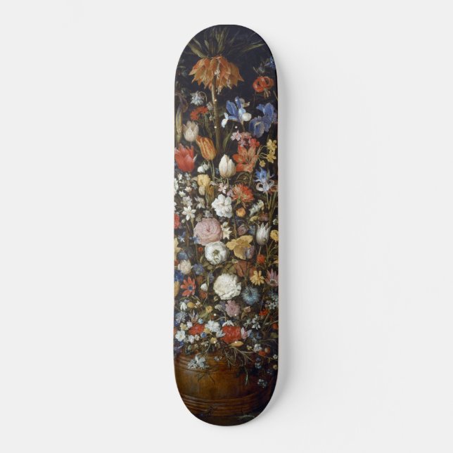 Skateboard Flores en un barco de madera (por Jan Brueghel) (Anverso)