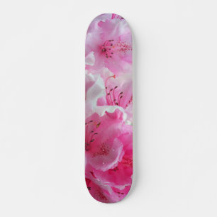 Skateboard Flores florales rosas caídas