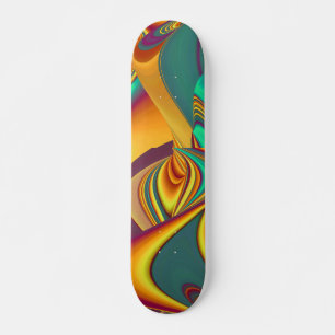 Skateboard Flores Mágicas de Primavera Verano Otoño