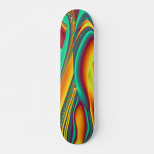 Skateboard Flores Mágicas de Primavera Verano Otoño