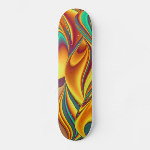 Skateboard Flores Mágicas de Primavera Verano Otoño