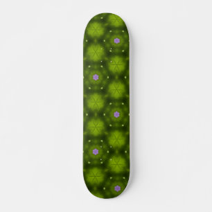 Skateboard Flores Rosas
