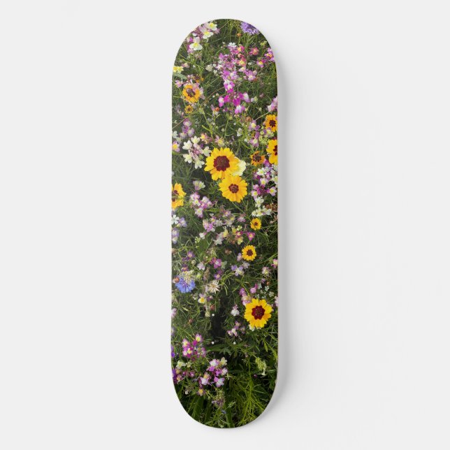 Skateboard Flores silvestres (Anverso)