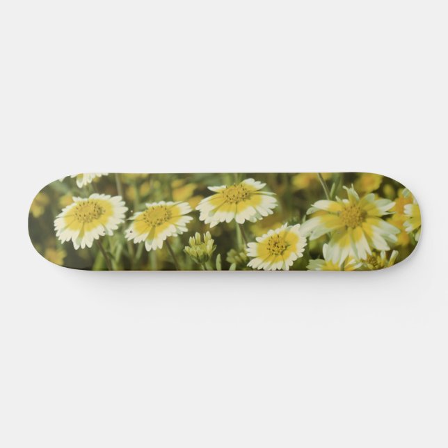 Skateboard Flores silvestres amarillas (Horz)