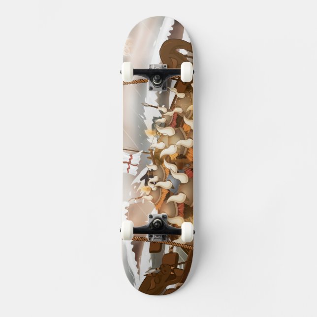 Skateboard Flota de Invasión Vikinga (Anverso)