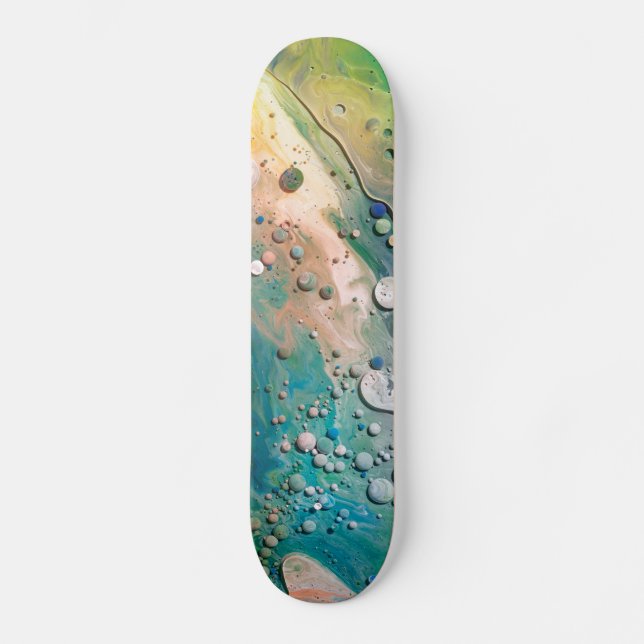 Skateboard Fluid Art Paint (Anverso)